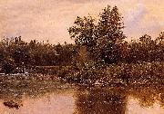 Albert Bierstadt Landscape, New Hampshire Spain oil painting artist